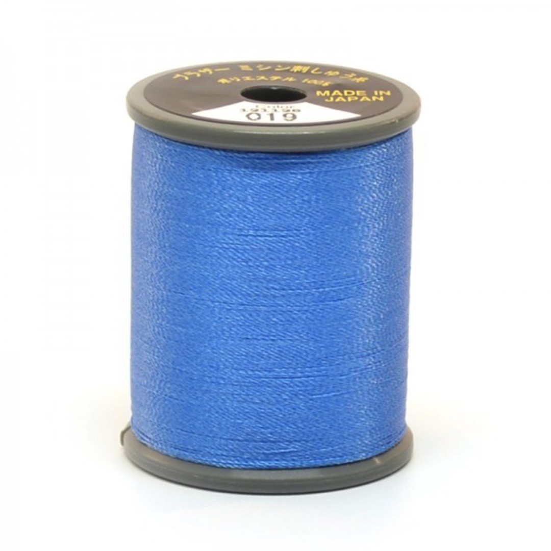 Brother Embroidery Thread - 300m - Sky Blue 019 image 0